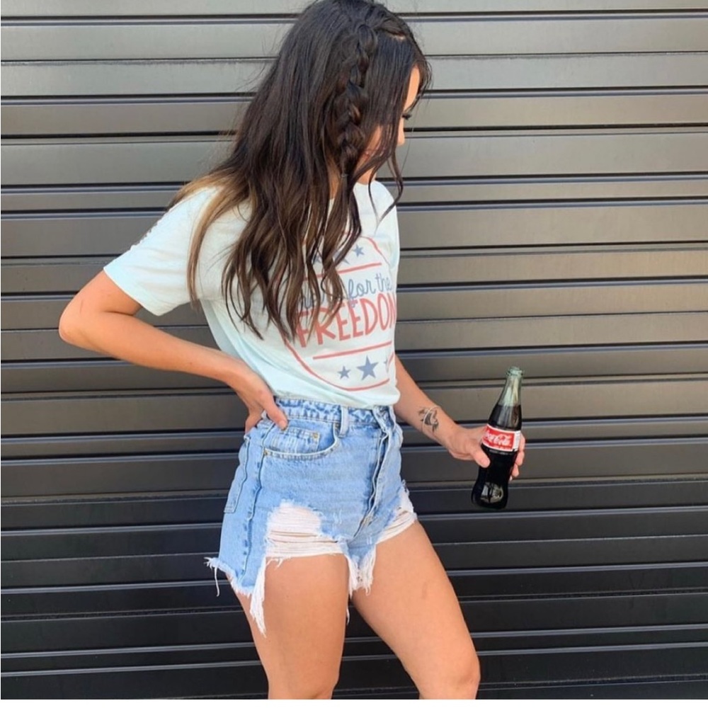 Signature8 boutique mom jean shorts